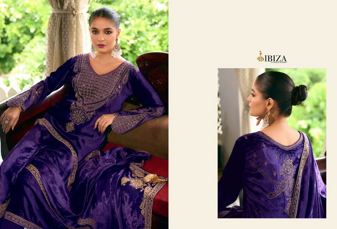 Korgen By Ibiza Viscose Velvet Wedding Salwar Suits Wholesale Shop In Surat